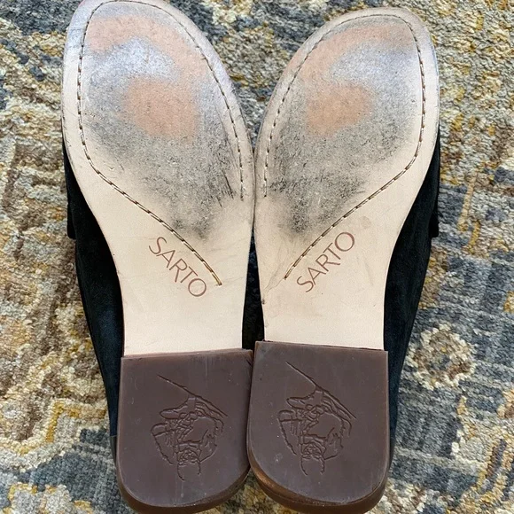 Franco Sarto Women’s Suede Leather Loafers - Picture 5 of 5